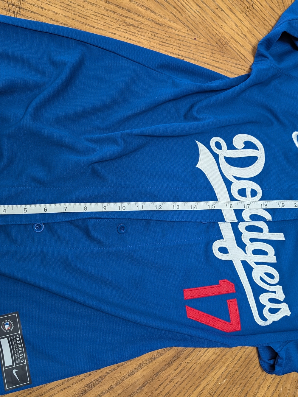 Nike MLB Shohei Ohtani #17 Blue and White Jersey - Picture 8 of 9